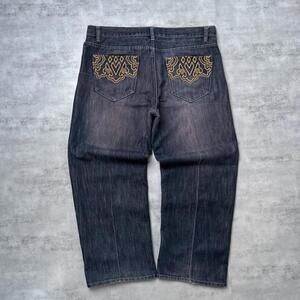 Y2K Avirex 00s Baggy Denim Distressed Jeans